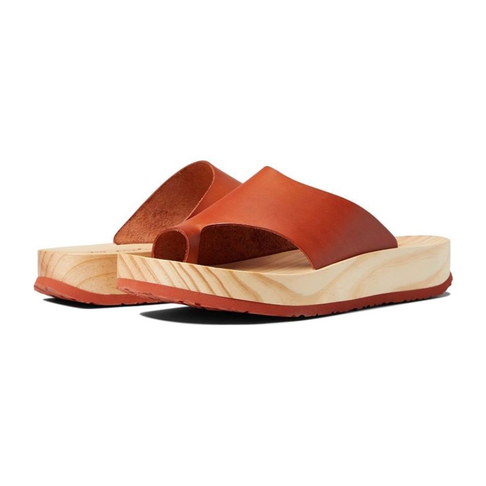 Free People Woodlands Platform Clog Sandal Apricot EU 39.5 (US Women's 9.5) M